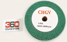 Vlies Polierscheibe 150x50mm 240er Körnung Edelstahl Kupfer Grün