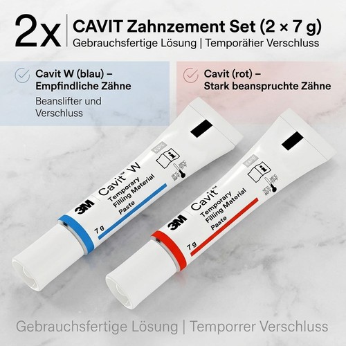 Cavit zahnzement set rot - 7g,