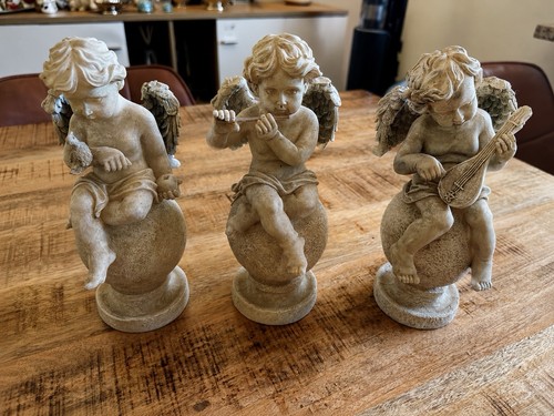 Engel figuren deko set - 3, ca