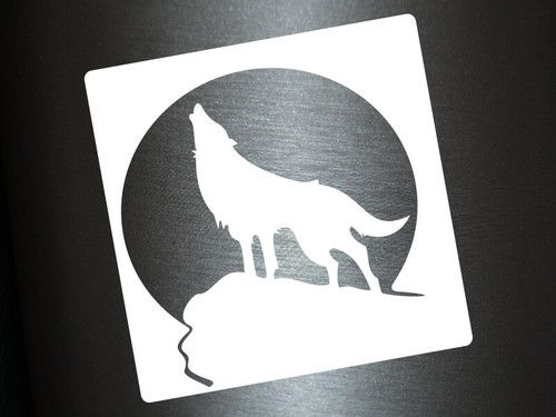 Plott aufkleber heulender - plott, wolf