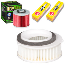 Wartungskit für Yamaha XVS 650 Dragstar 97-07 Öl + Luftfilter + NGK Zündkerzen