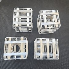 4x Ersatzglas Draht Kugel Dreh Gewinde G9 Schirm Lampenschirm Ø65x65x20mm BxHxL