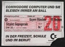 TICKET Eintrittskarte Bundesliga 1986/87 Bayern München - VfL Bochum # 16