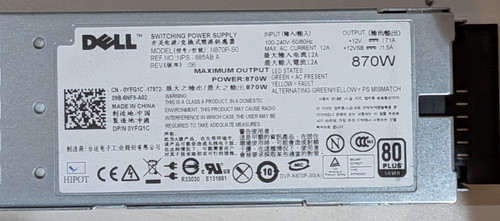 Original dell 870w netzteil - 870w,
