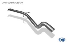 Fox Edelstahl Vorschalldämpfer-Soundrohr Opel Zafira B OPC Line