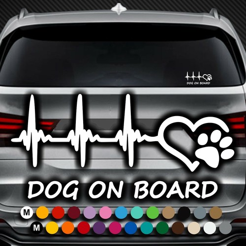Aufkleber dog board - dog, tour