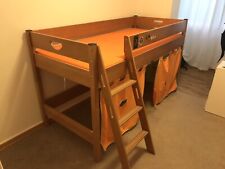 90x200  Kinder Bett Massivholz Buche