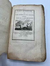 Altes buch les jardins - buch,