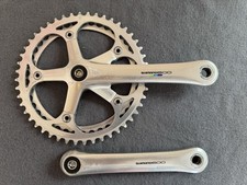 Shimano 600 Tricolor Kurbel FC-6400 Rennrad Vintage Retro for Bianchi Colnago