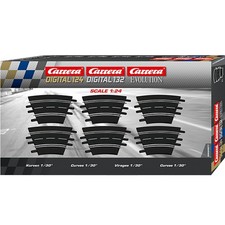 Carrera Evolution Digital 124 Digital 132 Kurve 1/30 Grad 20577 Schienen Set NEU