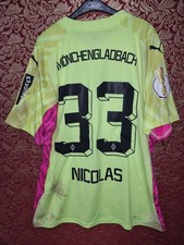 Borussia Mönchengladbach Trikot Spielertrikot matchworn Nicolas 33 z0086