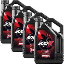 4x 4L MOTUL 300V 5W40 ROAD