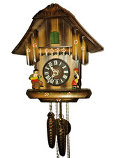 Original Schwarzwald Kuckucksuhr mit Pendel und Kuckucksruf