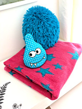 große pink Kuschel Decke