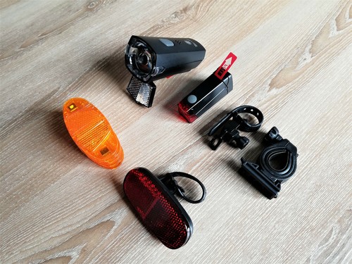 Fahrrad beleuchtungsset mini - fahrrad,