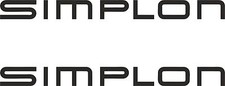 2 x Simplon -Aufkleber- viele