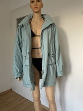 C&A Daunen Jacke Winter Pastell Blau Petrol 1a Vintage Oversized XL Oldschool90