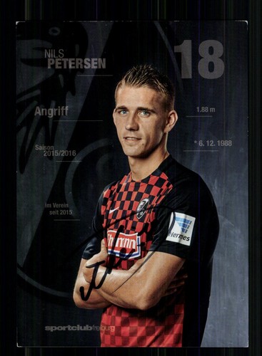 Nils petersen autogrammkarte - nils,