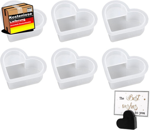 Herz silikonform für diy - herz,