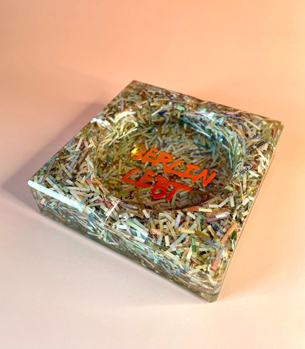 Resin aschenbecher echtes - echtes, geld