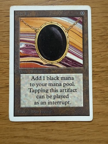 Mtg mox jet unlimited - -,