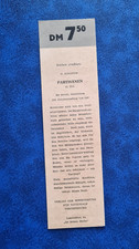 altes DDR - Lesezeichen