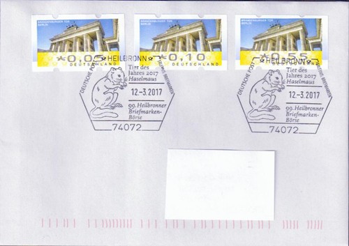 Tiermotiv stempel des jahres - des,