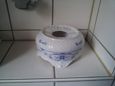 Schumann Arzberg Porz. Stövchen " Strohblume Echt Cobalt ", nie Gebraucht, Neuw.