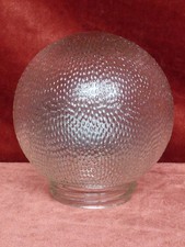 alte runder Lampenschirm Ersatzschirm Glasschirm Glas Ø: 14,2cm / Gewinde 8,4 cm