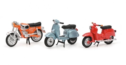 Schuco 3er set motorrad - schuco, 1:43