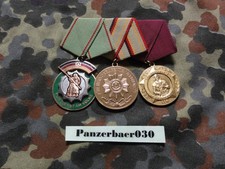 DDR Abzeichen Orden 3er Spange Medaille Auszeichnung Volkspolizei Ehrenzeichen