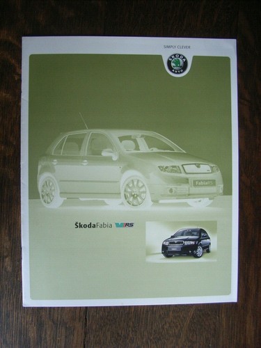 Skoda fabia prospekt - skoda,