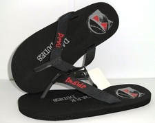 Zehentrenner - Badeschuhe - Strandschuhe - Dark Dudes - Größe: L  - 41/42