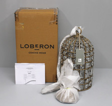 LOBERON 22552 Hängelampe Phyllis, Außergewöhnliches Vintage-Vogelkäfig-Design