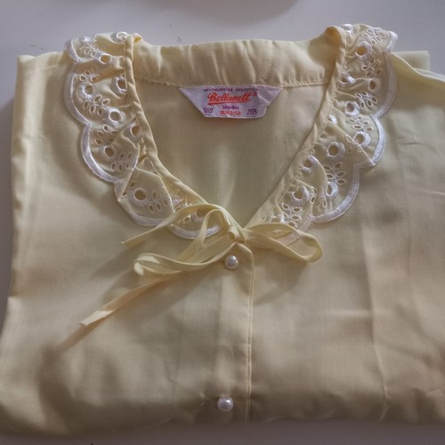 Nachthemd spitze gelb - 48/50,