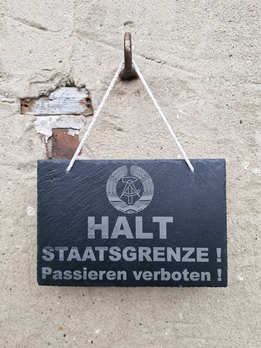 Schiefertafel mit gravur - mit,