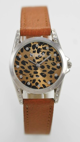 Mudd damen uhr leopardenmuster - damen,