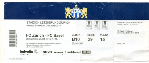 Ticket zürich fc - -,