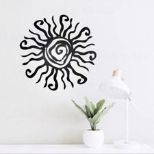 Wandbild Sonne aus Metall