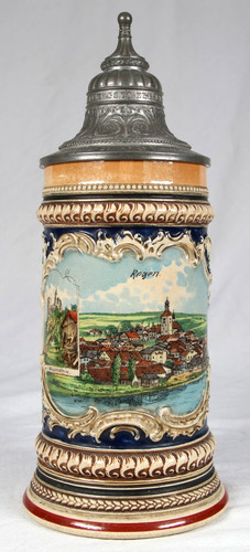 Antiker bierkrug andenken krug - bierkrug,