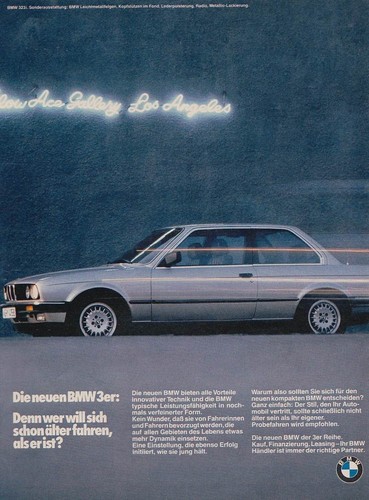 Bmw 323i reklame - (e30),