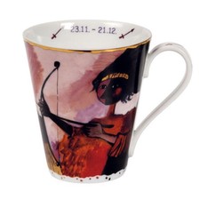 Tasse Künstlerbecher Schütze, Rosina Wachtmeister, Goebel Porzellan