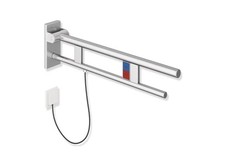 HEWI 900.50.150XA Stützklappgriff Duo Edelstahl matt geschliffen E-Ausf.