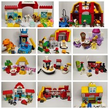 Lego Duplo Sets Disney Märchen Familienhaus Feuerwehr Bauernhof Karussell Zoo
