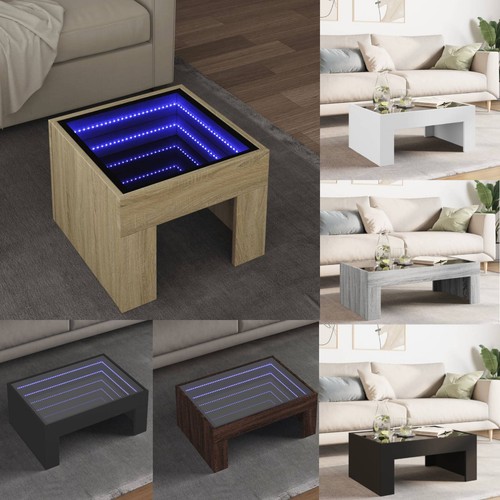 Couchtisch mit infinity led - couchtisch, infinity-led