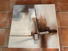 Modernes Bild 3D Grau Braun