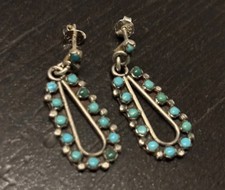 925 Silber Ohrringe Zuni/