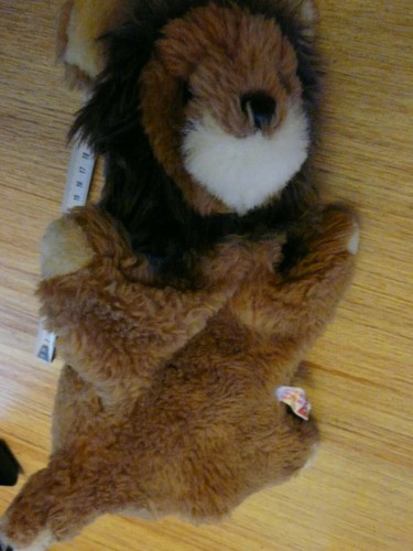 Handpuppe löwe clemens - handpuppe,