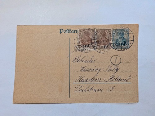 Deutsches reich germania beleg - deutsches,