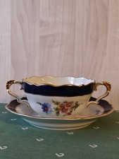 Porzellan Suppentasse mit